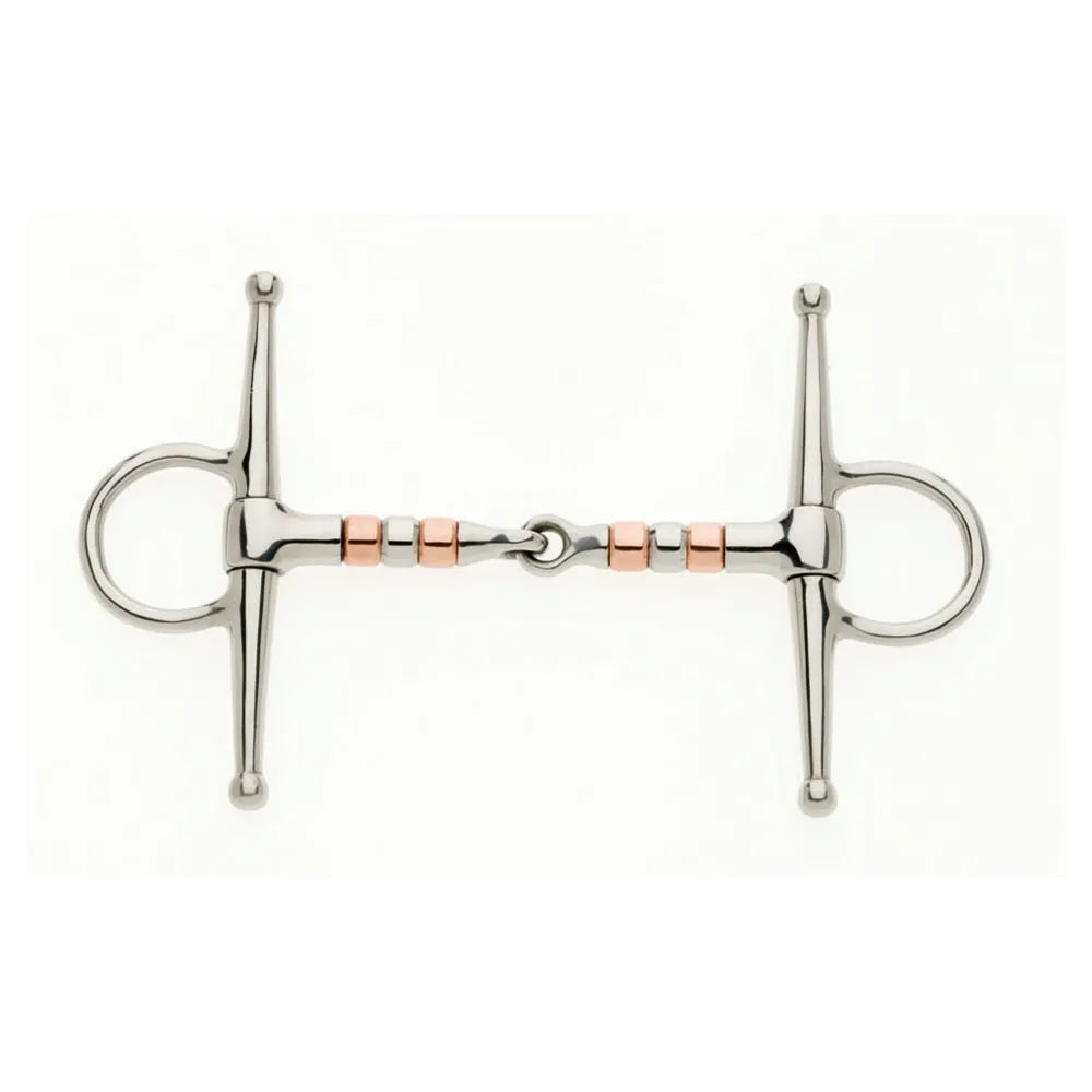 Copper Roller Full Cheek Jointed Snaffle