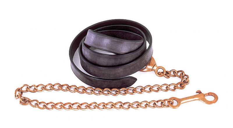 Windsor Equestrian Leather Lead And Chain