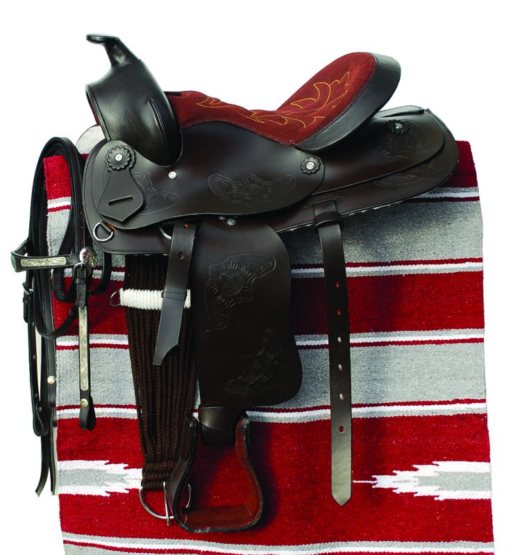 Windsor Western Saddle, Bridle And Saddle Pad Set