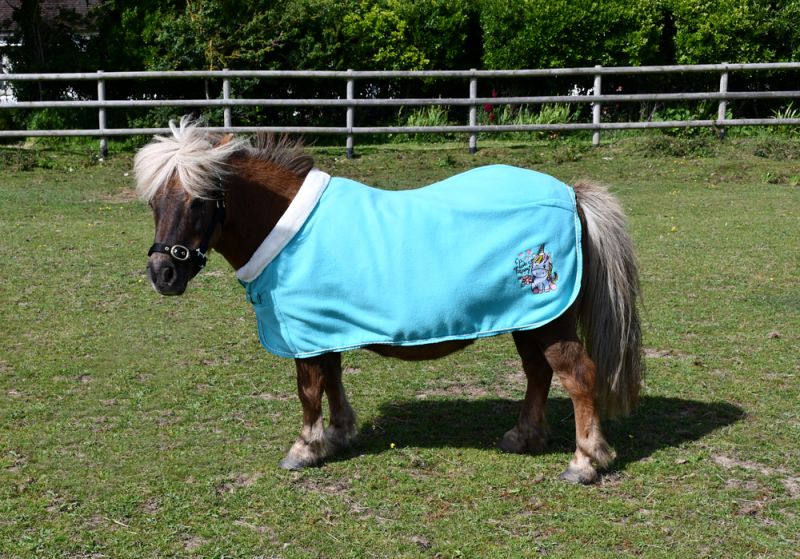 Rhinegold Unicorn Mini Embroidered Fleece Rug