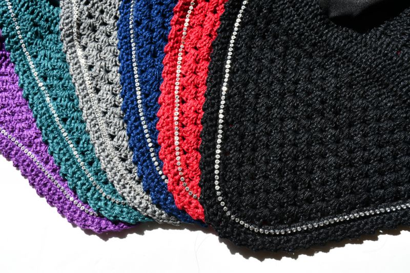 Rhinegold Diamante Fly Hood/Noise Muffler