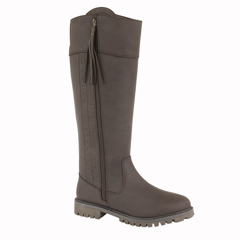 WOODLAND  'BAILEY'  Outer Side Zip Slim Fitting Country Boot