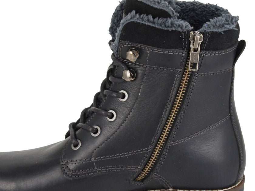 WOODLAND  Lace/Zip High Ankle Country Boot