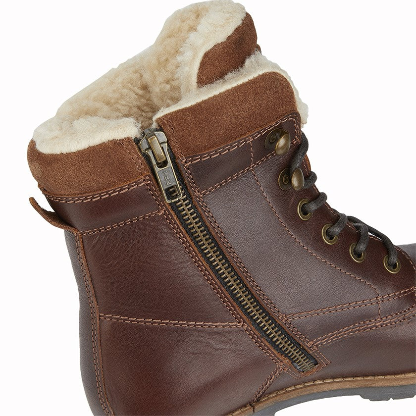 WOODLAND  Lace/Zip High Ankle Country Boot